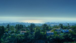 Santa Monica from Will Rogers Park