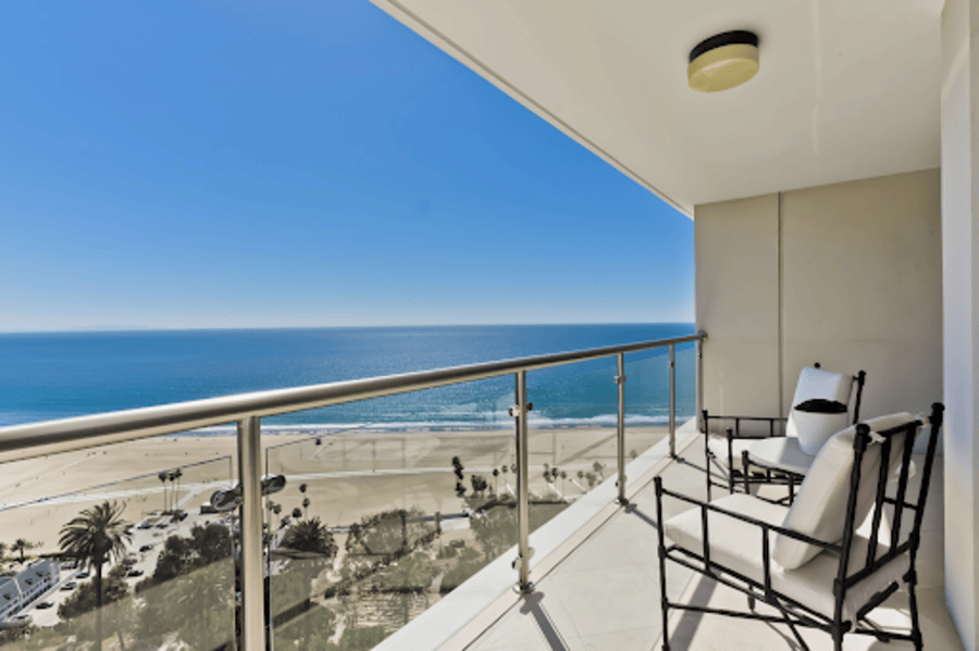 Ocean towers view santa monica